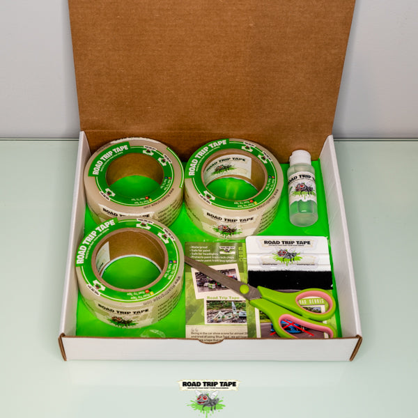 Road Trip Tape Pro Kit | 3 Rolls + Squeege + Application Cleaner + Scissors